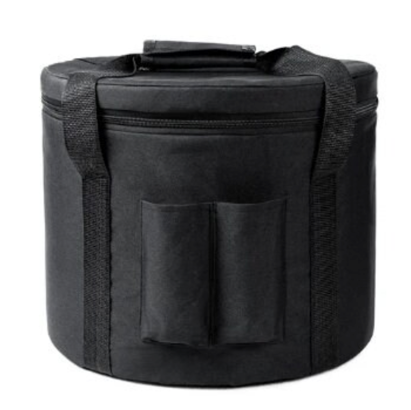 CL59 - 10-12 inch Black Canvas Bag for Quartz Crystal Singing Bowl carrier