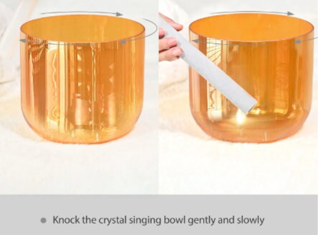 CL65 - 7 Inch Alchemy Clear Quartz Crystal Singing Bowl