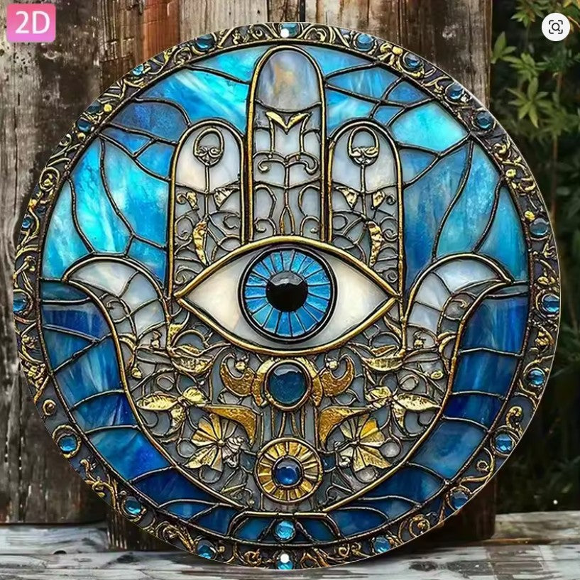 2D flat, 1 Hamsa hand wall decoration