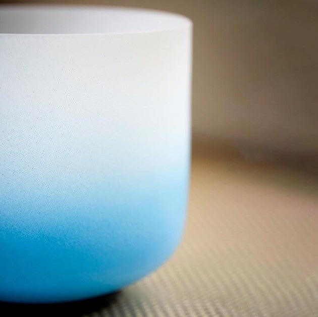 CL11 - 10" Note CDEFGAB Candy Blue Frosted Quartz