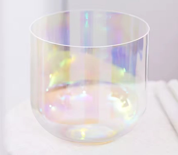 CL61 -7 Inch 432HZ Chakra Clear Quartz Crystal Singing Bowl