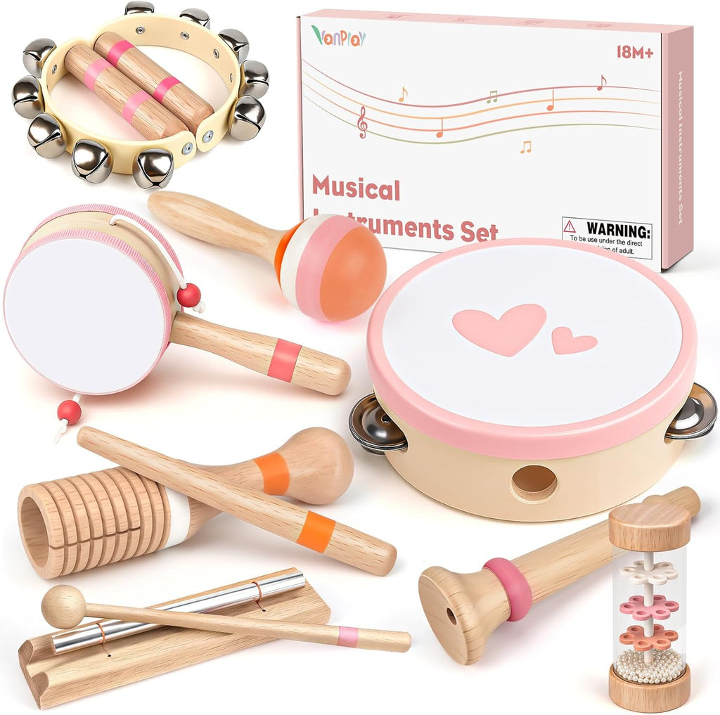 CL66 - Musical Instruments, Baby Musical Toys, Maracas Percussion Drum Instruments Sensory Toys for Boys & Girls.