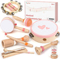 CL66 - Musical Instruments, Baby Musical Toys, Maracas Percussion Drum Instruments Sensory Toys for Boys & Girls.