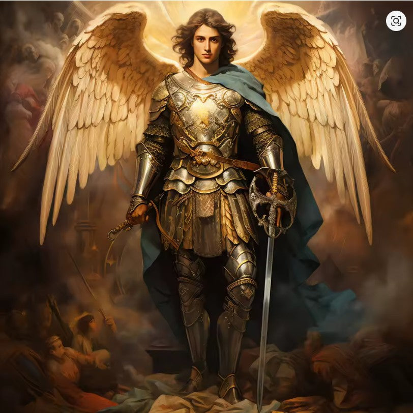 Archangel St.Michael Vintage Poster