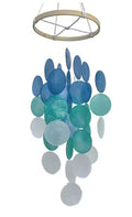 CL104 - Bohemian Shell Wind Chime Handcrafted With Natural Elements For Indoor And Outdoor Decoration And Calm Ambiance