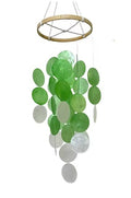 CL105 - Bohemian Shell Wind Chime Handcrafted With Natural Elements For Indoor And Outdoor Decoration And Calm Ambiance