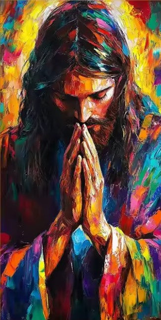 Jesus Prayer Canvas Painting