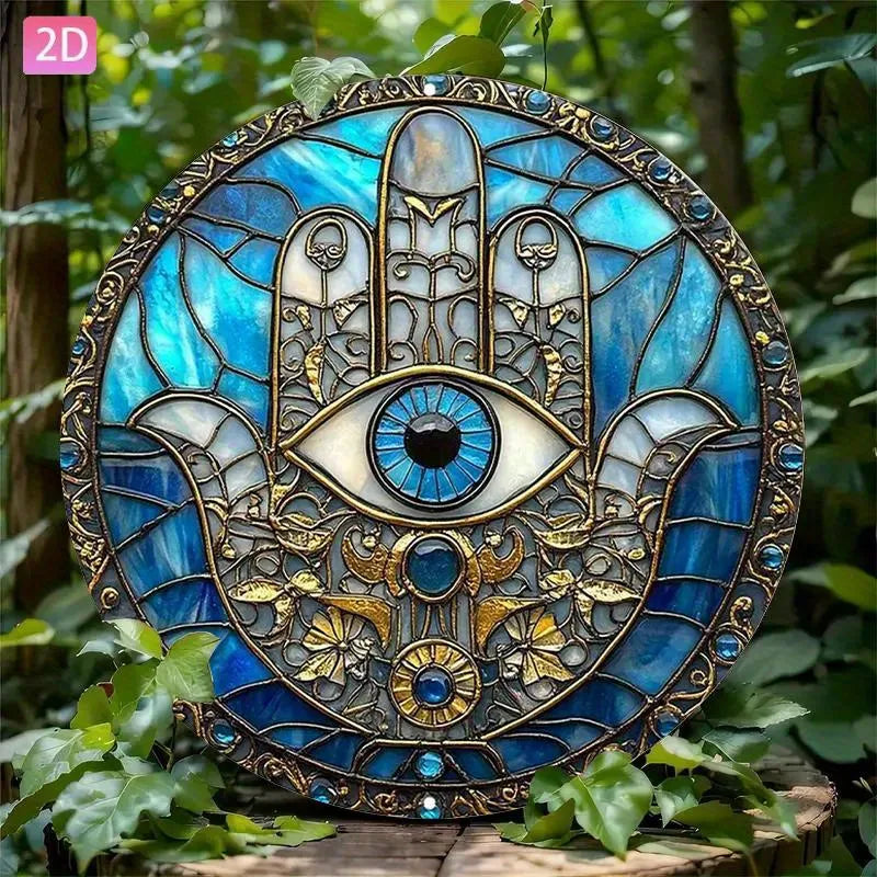 2D flat, 1 Hamsa hand wall decoration