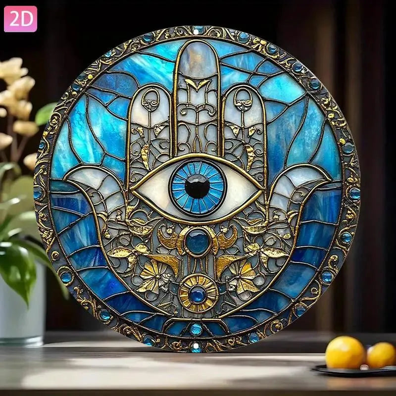 2D flat, 1 Hamsa hand wall decoration