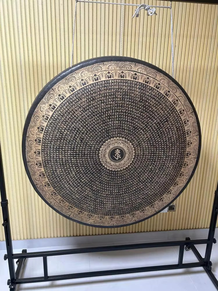 Sound Healing Gong Set- Ancient Gong  Square Stand and Mallet