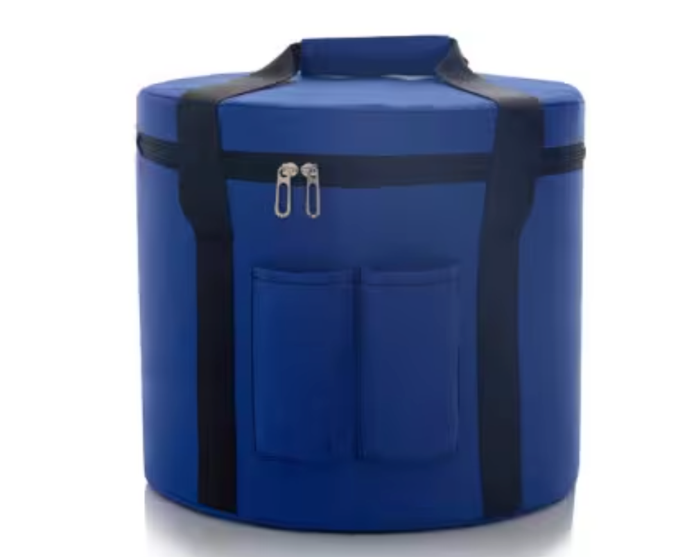 CL60 - 10-12 inch Blue Canvas Bag for Quartz Crystal Singing Bowl carrier