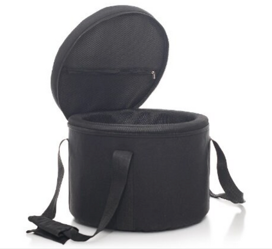 CL59 - 10-12 inch Black Canvas Bag for Quartz Crystal Singing Bowl carrier