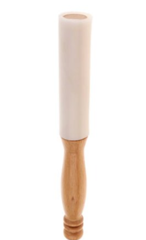 CL56 - Pack of 5 Wood Handle Rubber Mallets for Singing Bowls   - Material: Rubber, wood