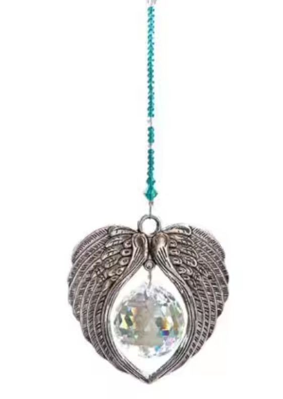 Crystal Angel Wing Sun catcher Pendant