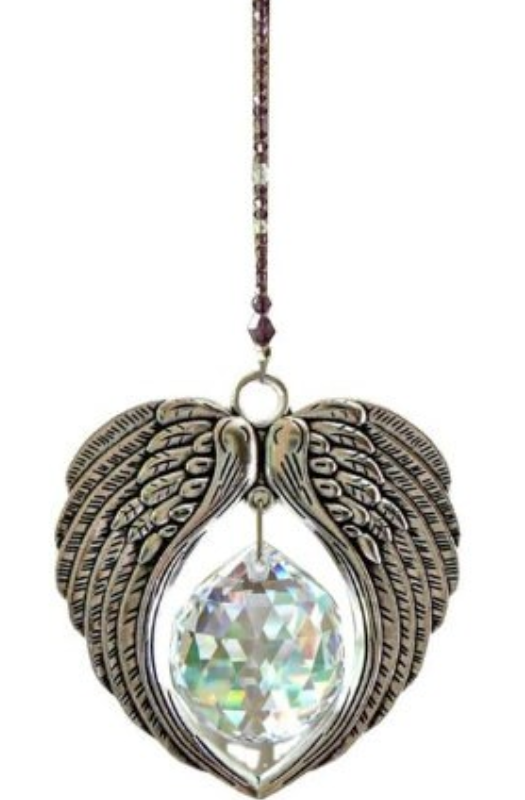 Crystal Angel Wing Sun catcher Pendant