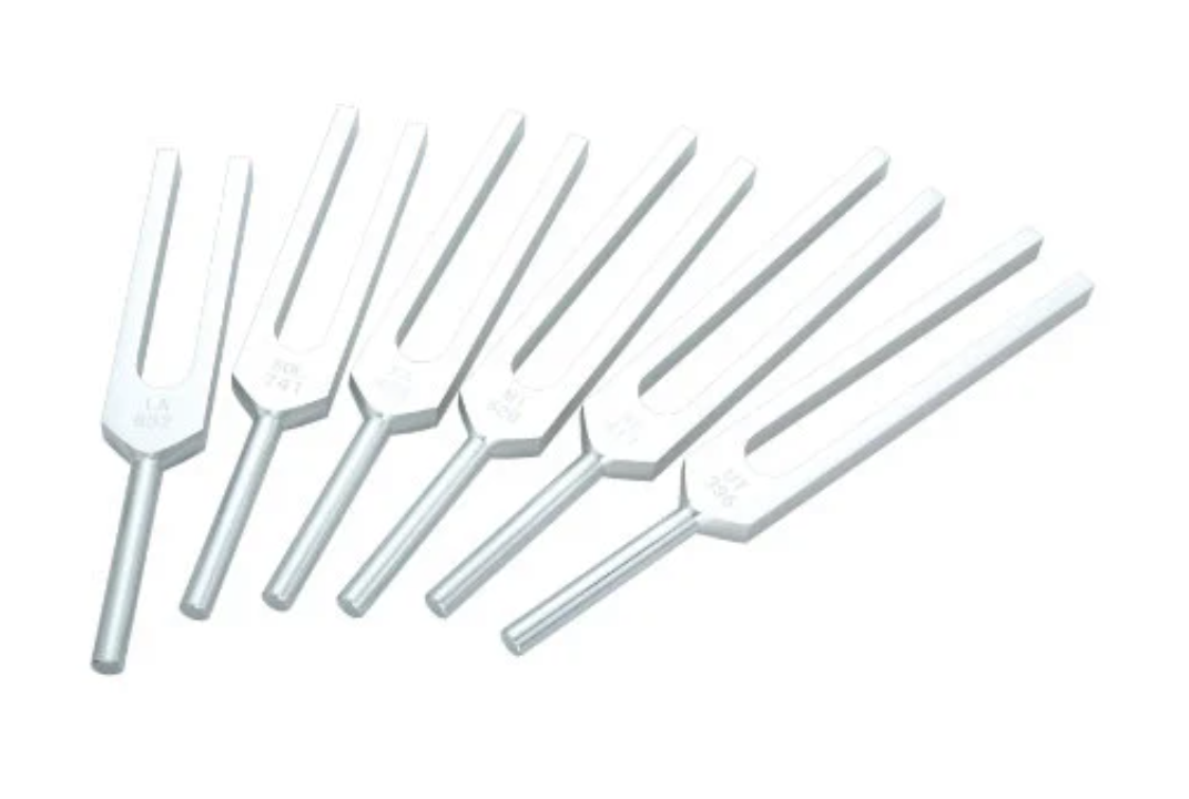 CL72 - 6 pcs Solfeggio Tuning Forks Set.