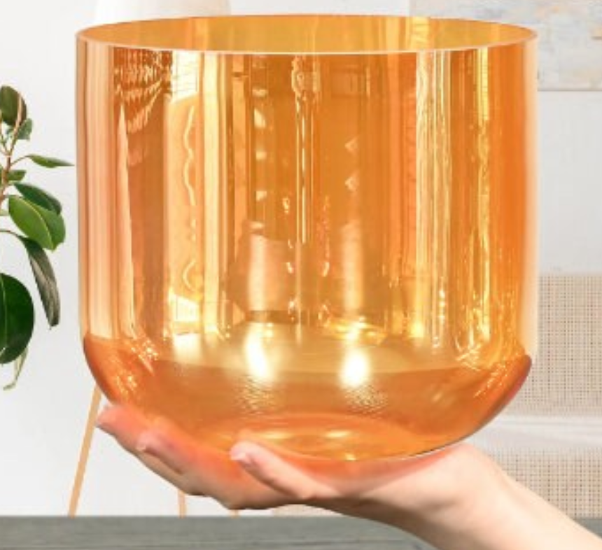 CL65 - 7 Inch Alchemy Clear Quartz Crystal Singing Bowl