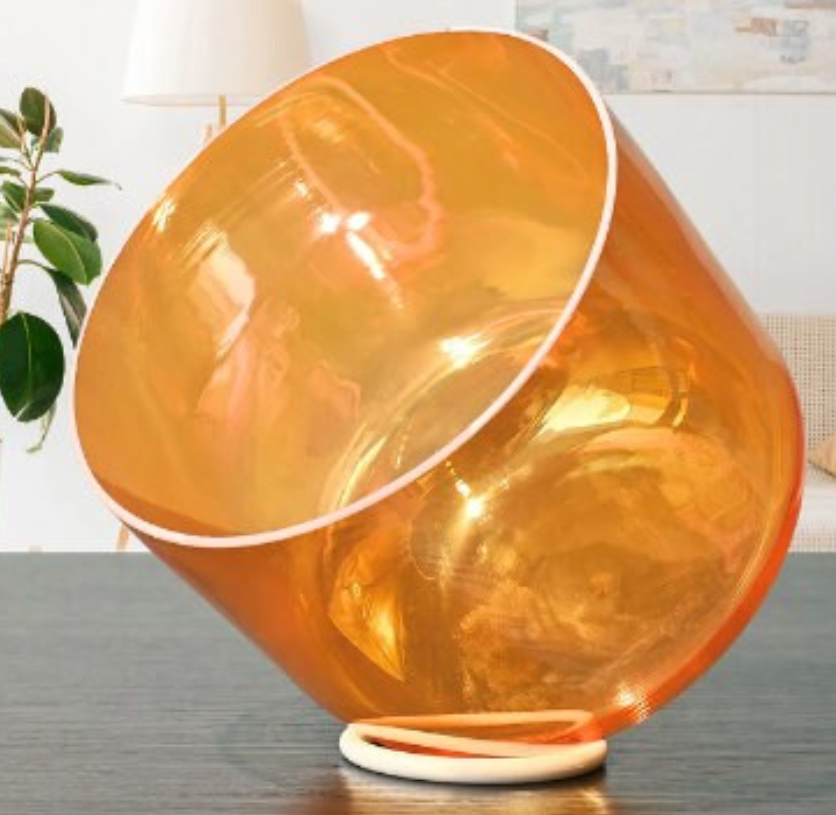 CL65 - 7 Inch Alchemy Clear Quartz Crystal Singing Bowl