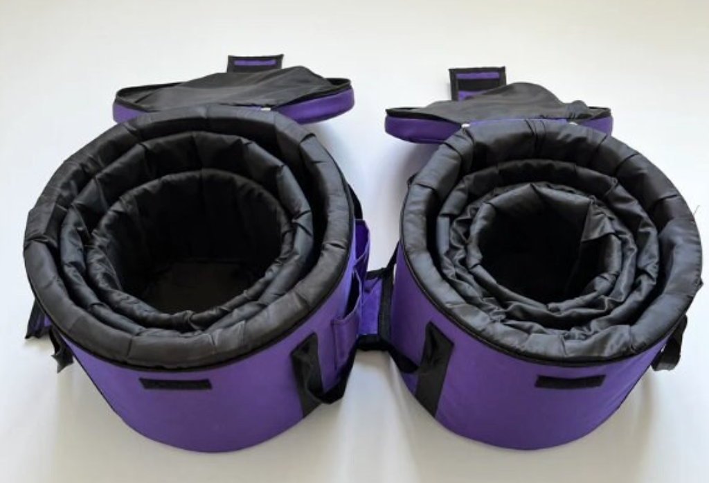 CL49 - 6-12 Inch 7pcs Base Chakra Design Crystal Singing Bowl Set