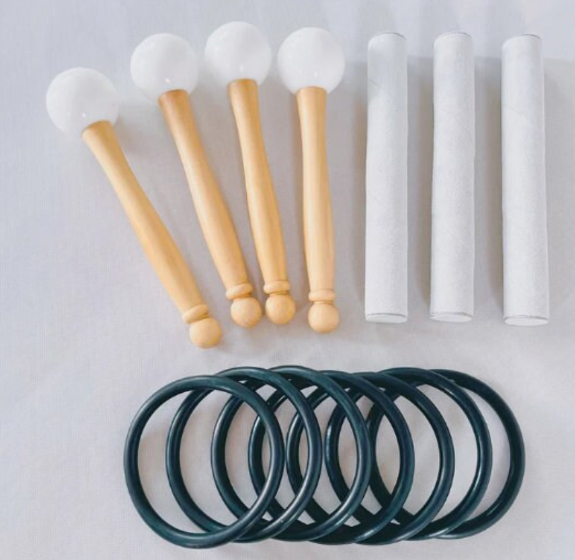 CL49 - 6-12 Inch 7pcs Base Chakra Design Crystal Singing Bowl Set