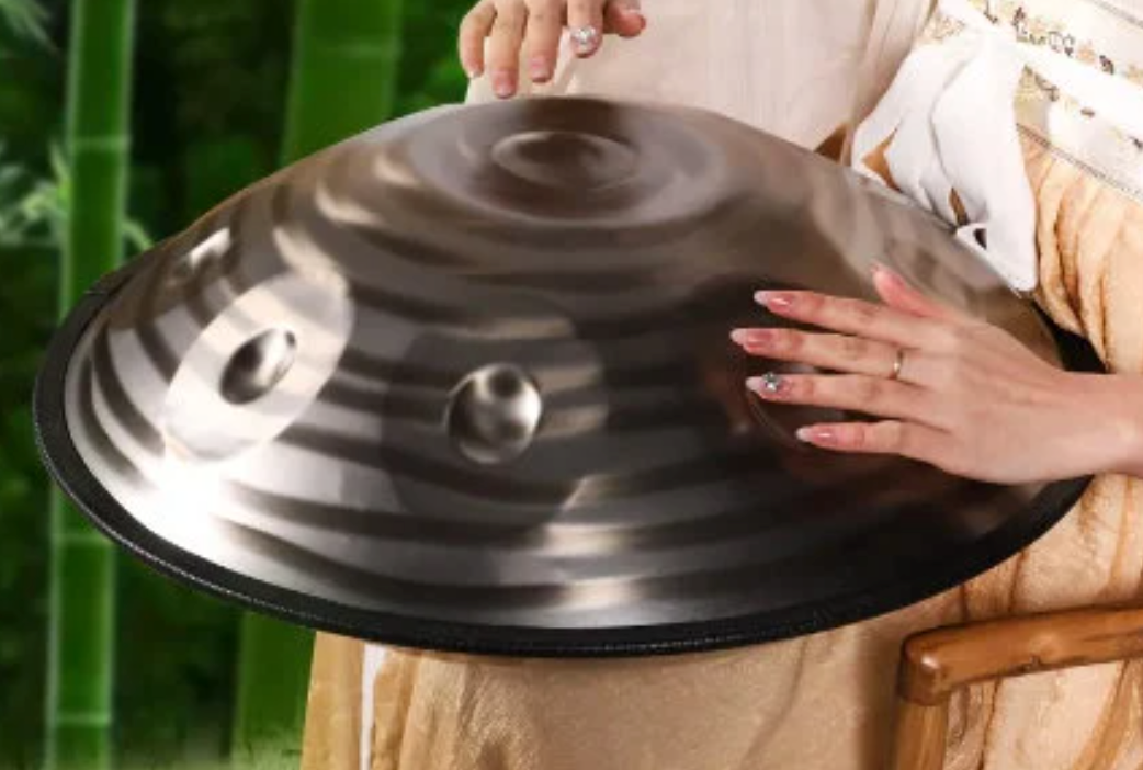 CL85 - 440Hz D Minor 12 Notes Spiral Handpan Steel Tongue Hand Drum