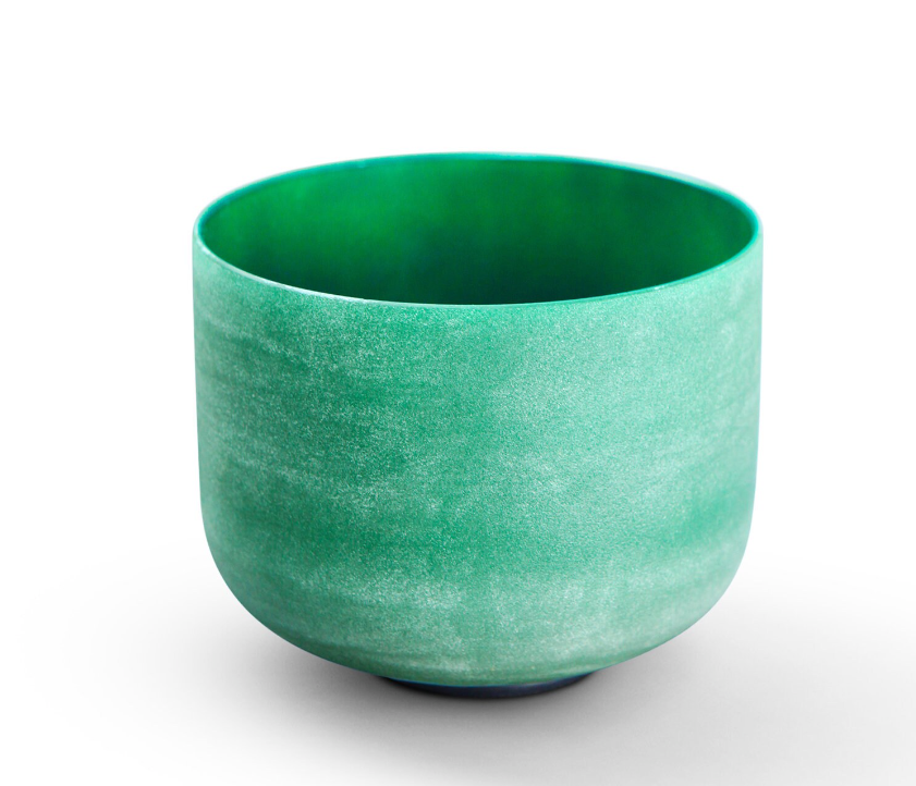 CL31 - F Note Heart Chakra Green Colour Crystal Singing Bowl