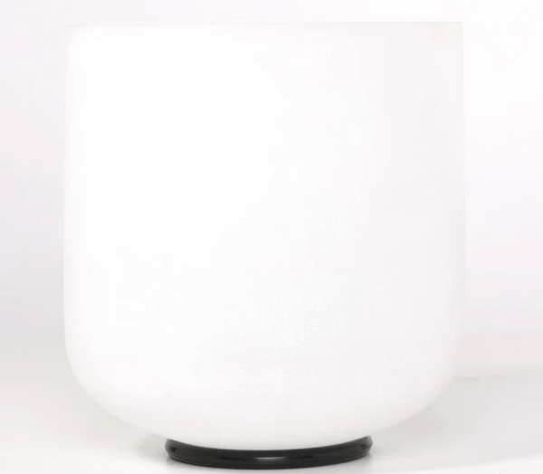 CL29 - 6 Inch Frosted Quartz Crystal Singing Bowl