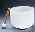CL21 - 8 Inch C Note, Root Chakra, 432Hz Quartz Crystal Singing Bowl