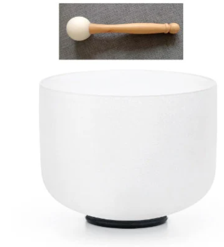 CL15 - 8 Inch Crystal Singing Bowls for Healing A B C D E F G Note 1 Pcs