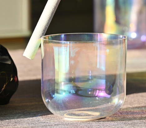 CL61 - 7 inch Clear Crystal Singing Bowl