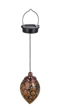 CL93 - Water Drop Shaped Outdoor Solar Projection Light Waterproof Hollowed-out Design for Garden Patio Stair Landscape