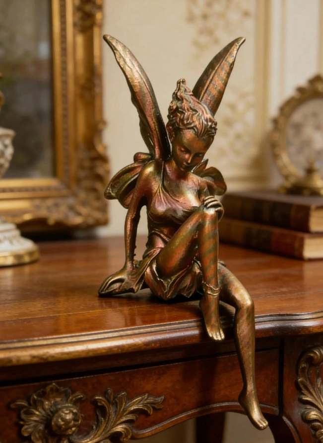 CL127 - 1pc Enchanting Garden Fairy Statue.