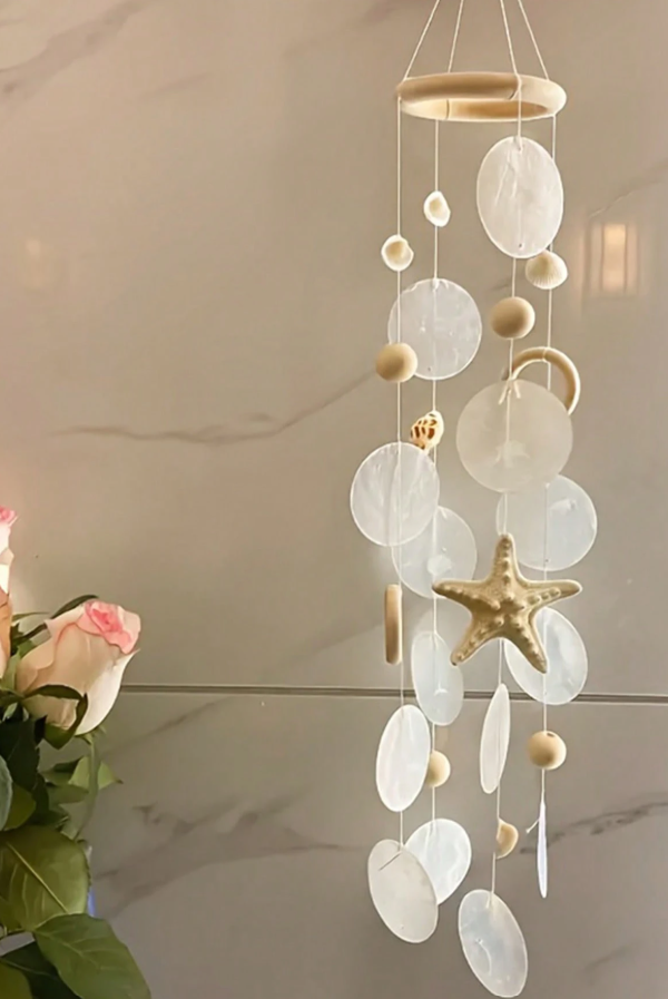 CL130 - 1pc Bohemian Style Log Wind Chimes.