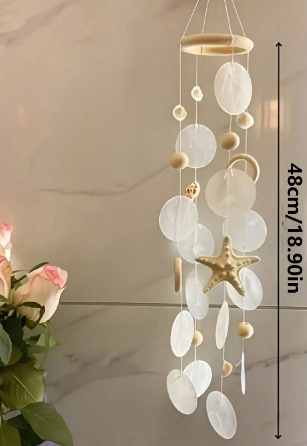 CL130 - 1pc Bohemian Style Log Wind Chimes.