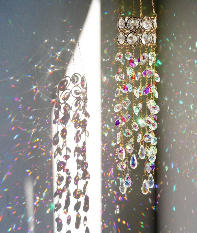 CL131 - Gold Plated Crystal Sun Catcher.