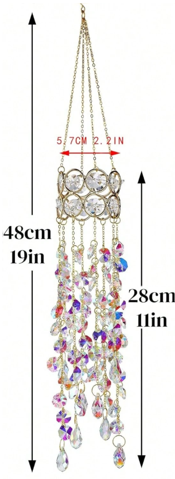 CL131 - Gold Plated Crystal Sun Catcher.