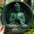 CL137 - 8x8 Inch Round Buddha Statue