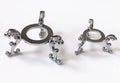 Silver Base Crystal Ball Display Stands